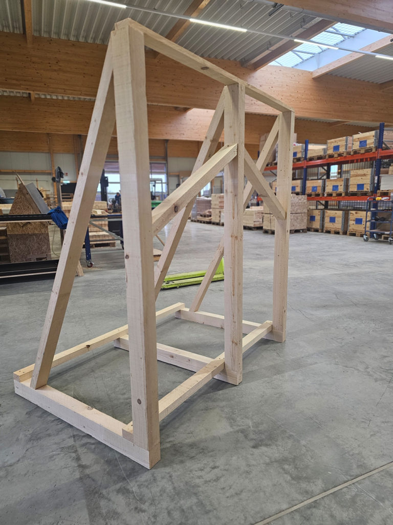 Großes einseitiges Transportgestellt für große Platten